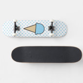 Skateboard Bébé Bleu Ice Crème Cône (Horz)