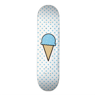 Skateboard Bébé Bleu Ice Crème Cône