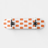 Skateboard Bébé cerf pixelisé mignon (Horz)