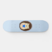 Skateboard Bébé Garçon Cœur Hérisson Bleu (Horz)
