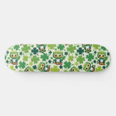Skateboard Bébé Hibou Mignon St Patrick Dessin Animé (Horz)