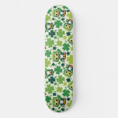Skateboard Bébé Hibou Mignon St Patrick Dessin Animé (Recto)