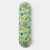 Skateboard Bébé Hibou Mignon St Patrick Dessin Animé (Recto)