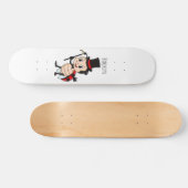 Skateboard Bébé mignon avec chapeau et dessin animé de cravat (Horz)