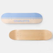 Skateboard Bébé rose et bleu (Horz)
