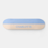Skateboard Bébé rose et bleu (Horz)