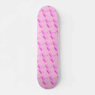 Skateboard Bébé rose jolie fille Unicorn Motif