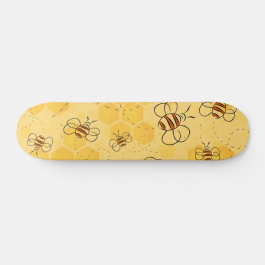 Skateboard Bee Buzzing Honey Bees mignonne (Horz)