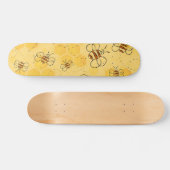 Skateboard Bee Buzzing Honey Bees mignonne (Horz)