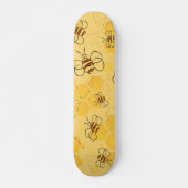 Skateboard Bee Buzzing Honey Bees mignonne (Devant)