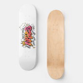 Skateboard Bélier Zodiaque Graffiti (Recto)