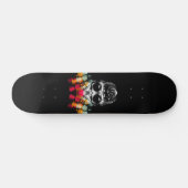 Skateboard Belle araignée automnale avec Casquette Dewdrop (Horz)