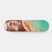 Skateboard Belle artiste Abstraite Red Haired Ginger Girl (Horz)