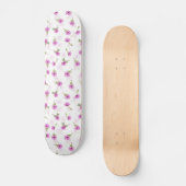 Skateboard Belle Lavande Purple Daisy Design Flower (Recto)