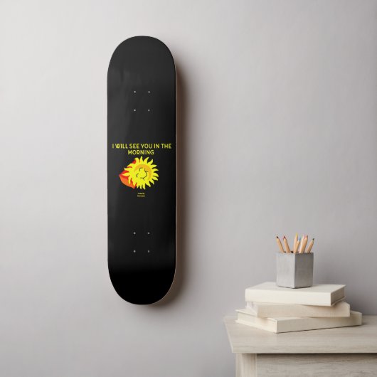 Skateboard Belle Nuit Sun Skate (Art mural)