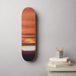 Skateboard Belle photo coucher de soleil