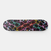 Skateboard Belles lunettes de soleil colorées (Horz)