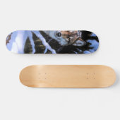 Skateboard Belles Peintures Deux Loups (Horz)