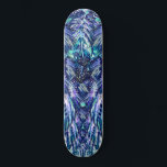 Skateboard Belles plumes - Exotic Flying<br><div class="desc">Belles plumes - Choisissez / ajoutez vos couleurs arrière - plans préférées !</div>