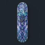 Skateboard Belles plumes - Exotic Flying<br><div class="desc">Belles plumes - Choisissez / ajoutez vos couleurs arrière - plans préférées !</div>