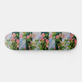 Skateboard Belles roses roses roses, roses rouges, aquarelle  (Horz)