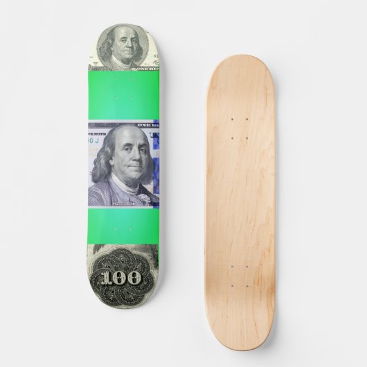 Skateboard Ben Franklin (Recto)