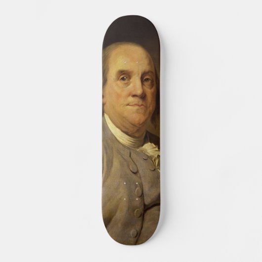 Skateboard Benjamin Franklin by Joseph Siffred Duplessis (Recto)