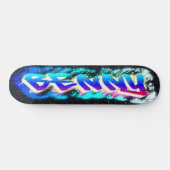Skateboard BENNY Tableau de bord personnalisé Customisé Graff (Horz)