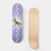 Skateboard Berger allemand de bande dessinée (Recto)