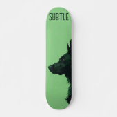 Skateboard Berger allemand vert (Devant)