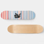 Skateboard Berlin Clima Stripes Astronaut Cosmonaut 1881-2019 (Horz)