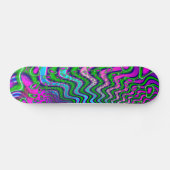 Skateboard Berries d'oie Fractale psychédélique (Horz)