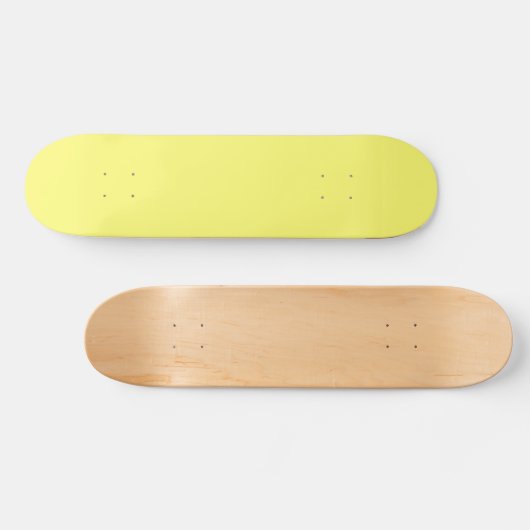 Skateboard Beurre jaune (Horz)