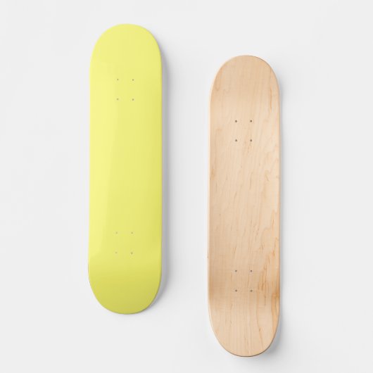 Skateboard Beurre jaune (Recto)