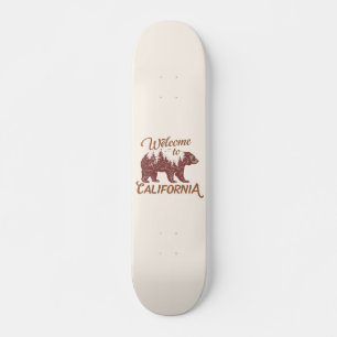 Skateboard Bienvenue à California Bear Forest