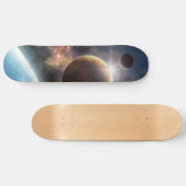 Skateboard Bienvenue dans l'espace (Horz)