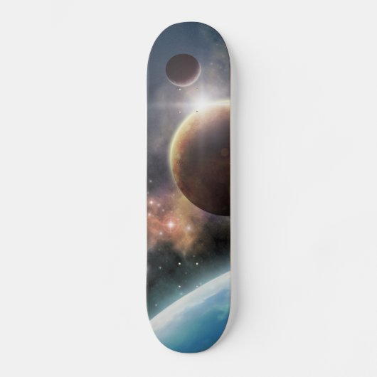 Skateboard Bienvenue dans l'espace (Recto)