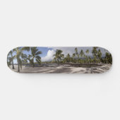 Skateboard Big Island Hawaii Tropical Beach Palms Panorama (Horz)