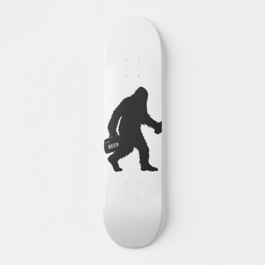 Skateboard Bigfoot beer silhouette (Devant)