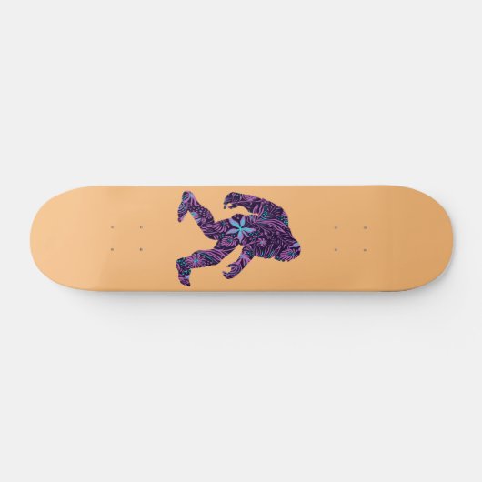 SKATEBOARD BIGFOOT FLORAL (Horz)