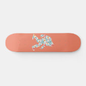 SKATEBOARD BIGFOOT FLORAL (Horz)