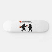 Skateboard Bigfoot Remembers Valentine's Day (Horz)