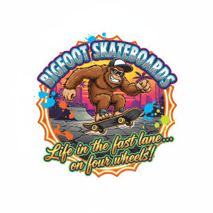 Skateboard Bigfoot Skateboards-La Vie à Toute Vitesse