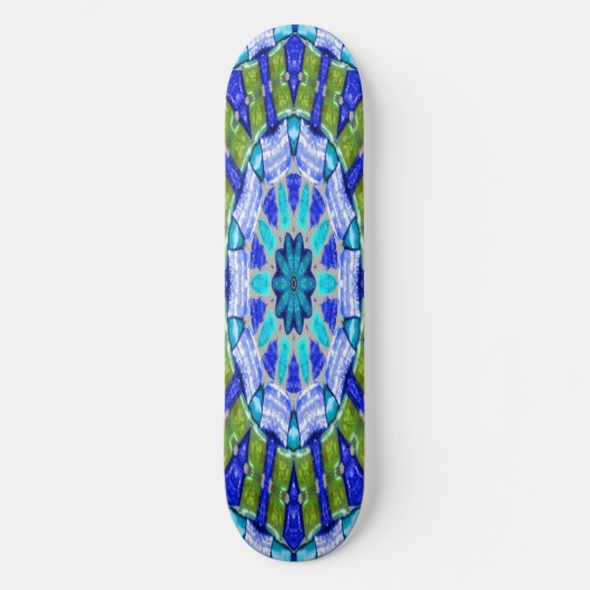 Skateboard Bijou bleu (Recto)