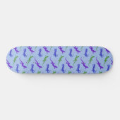 Skateboard Bijoux Salamander en bleu et vert (Horz)