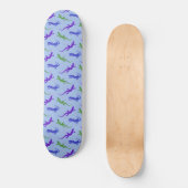 Skateboard Bijoux Salamander en bleu et vert (Recto)