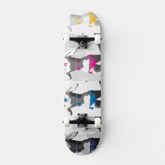Skateboard ~Bikini~ POP ART SKATE DECK, CUSTOMISEZ-LE ! (Recto)