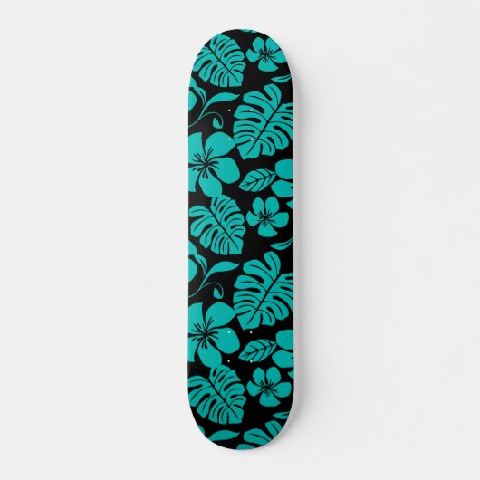 SKATEBOARD BIKINI ROSE (NOIR/TURQUOISE) (Devant)