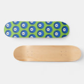 Skateboard Billard bleu numéro deux Motif (Horz)