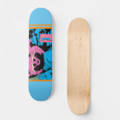 Skateboard Binturong sur un pont par Frank Louis Allen, Racco (Recto)